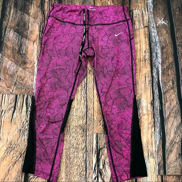 NIKE Running Dri-Fit Capri Athletic Pants - Picture 1 of 8